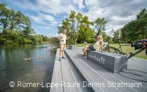 Pause im Grünen Winkel © Römer-Lippe-Route Dennis Stratmann